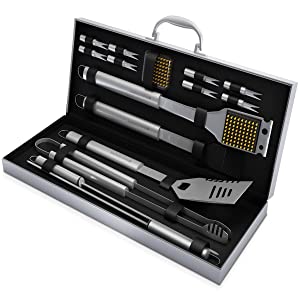 best grill set with case