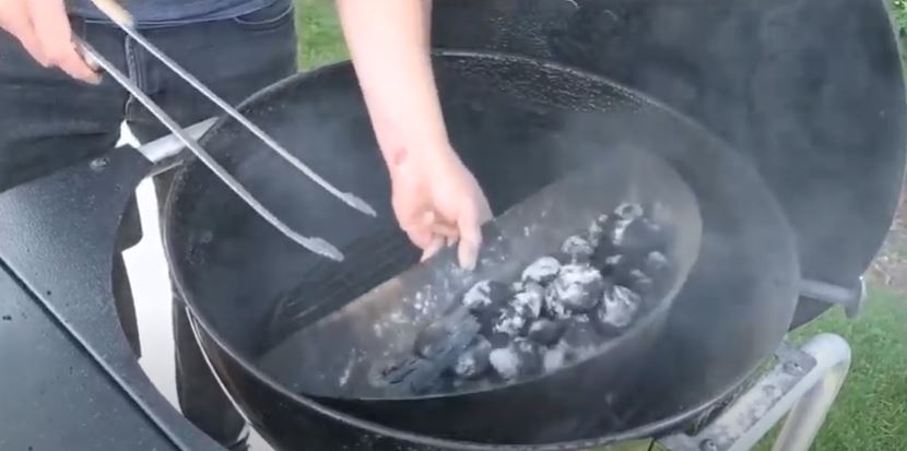how to extinguish charcoal grill