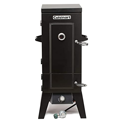 Cuisinart COS-244 Vertical Propane Smoker with Temperature & Smoke Control, Four Removable Shelves
