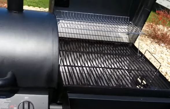 clean interior of your charcoal grill