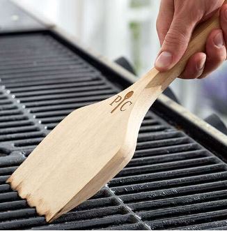 wooden grill scraper